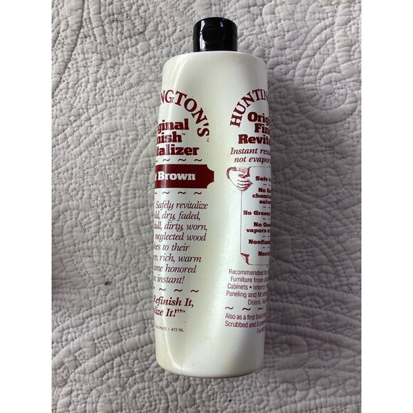Huntingtons Seal-N-Shine Clear Coat Sealer/Orig Finish Revitalizer*Light Brown - Picture 4 of 9
